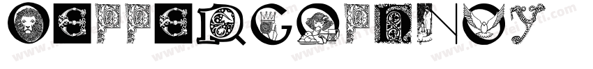 letter gothnic字体转换